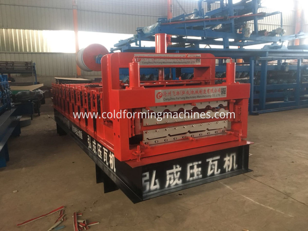 800 900 double roll forming machine
